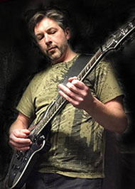 Bryan Collin (guitars) of The Far Cry, progressive rock from a band from Connecticut, USA.